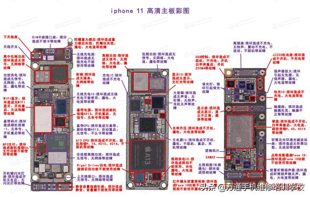iphone11主板维修彩图