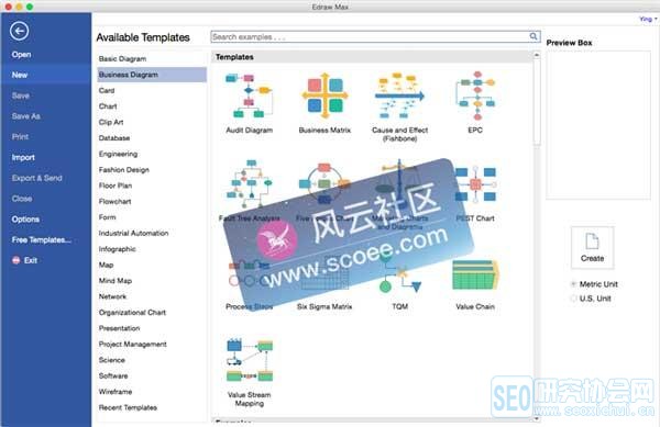 רҵĻͼͼ Edraw Max for Mac 9.4 İ