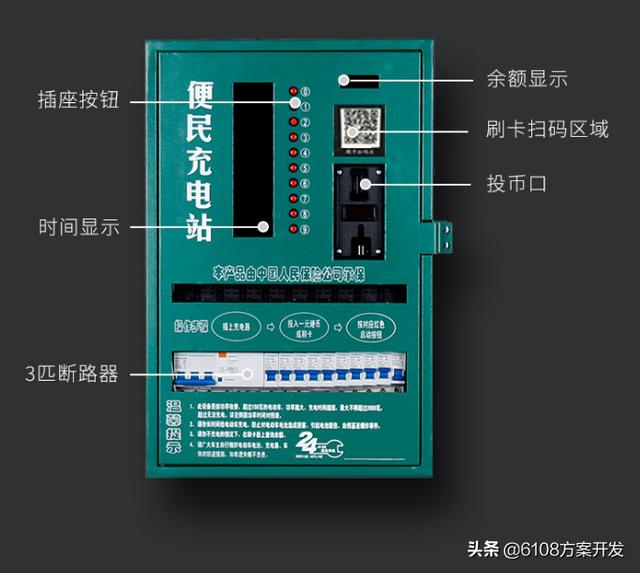 小区智能电瓶车充电桩系统计划/APP/小程序/私家号/网站